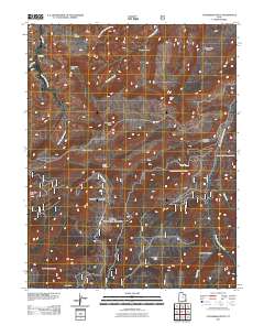 Cathedral Butte 2011 topographic map thumbnail