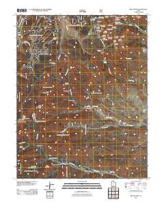 Bryce Point 2011 topographic map thumbnail