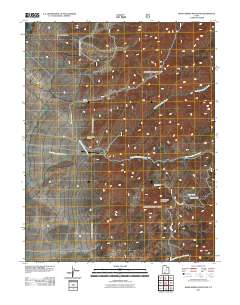 Blind Spring Mountain 2011 topographic map thumbnail