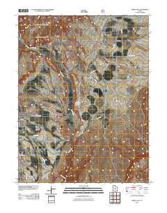Emery East 2011 topographic map thumbnail