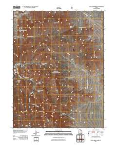 Fool Creek Peak 2011 topographic map thumbnail