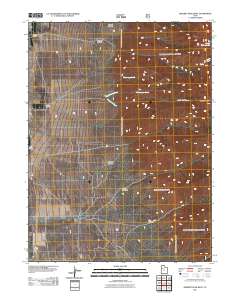 Deseret Peak West 2011 topographic map thumbnail