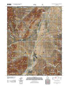 Flake Mountain East 2011 topographic map thumbnail