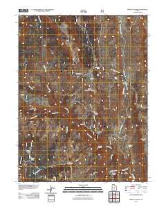Ferron Canyon 2011 topographic map thumbnail