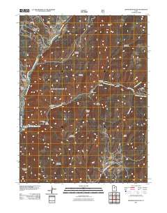 Granger Mountain 2011 topographic map thumbnail