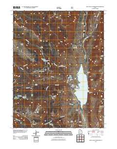 Joes Valley Reservoir 2011 topographic map thumbnail