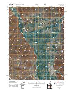 Kamas 2011 topographic map thumbnail