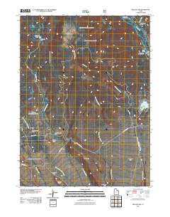 Heller Lake 2011 topographic map thumbnail