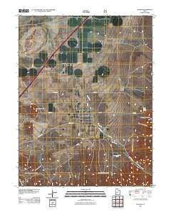 Kanosh 2011 topographic map thumbnail