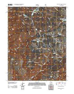 Marysvale Peak 2011 topographic map thumbnail