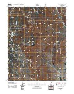Koosharem 2011 topographic map thumbnail