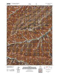 Lance Canyon 2011 topographic map thumbnail