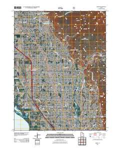 Orem 2011 topographic map thumbnail