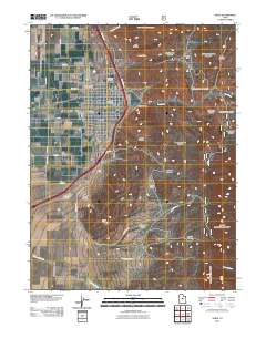 Nephi 2011 topographic map thumbnail