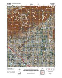 Lehi 2011 topographic map thumbnail