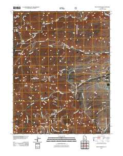 Mount Brigham 2011 topographic map thumbnail