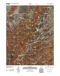 Mount Dutton 2011 topographic map thumbnail