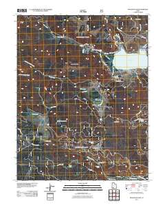Panguitch Lake 2011 topographic map thumbnail