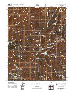 Shelly Baldy Peak 2011 topographic map thumbnail
