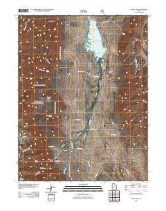 Scipio Lake 2011 topographic map thumbnail