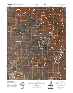 Saddle Mountain 2011 topographic map thumbnail