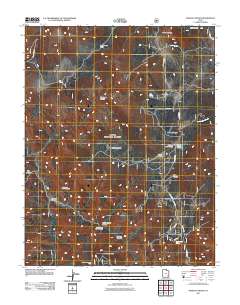 Poison Canyon 2011 topographic map thumbnail