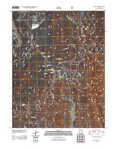 Posy Lake 2011 topographic map thumbnail
