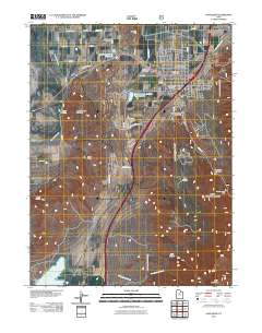 Santaquin 2011 topographic map thumbnail