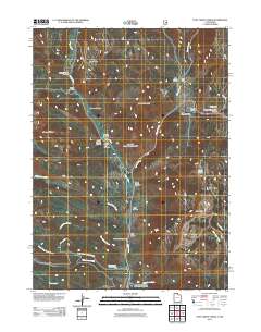 Tony Grove Creek 2011 topographic map thumbnail