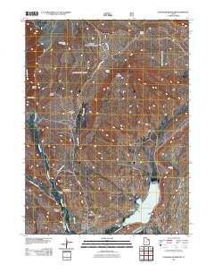 Steinaker Reservoir 2011 topographic map thumbnail
