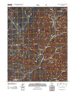 Straight Canyon 2011 topographic map thumbnail