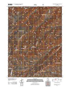 Strawberry Peak 2011 topographic map thumbnail