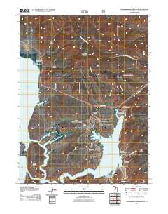 Strawberry Reservoir NE 2011 topographic map thumbnail