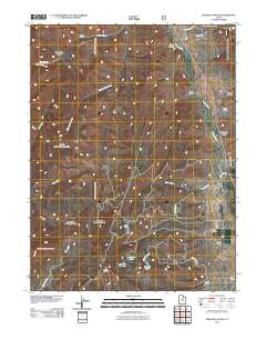Spencer Canyon 2011 topographic map thumbnail