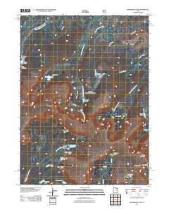 Whiterocks Lake 2011 topographic map thumbnail