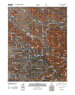 Warner Lake 2011 topographic map thumbnail