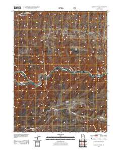 Currant Canyon 2011 topographic map thumbnail