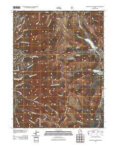 Huntington Reservoir 2011 topographic map thumbnail