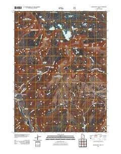 Grandaddy Lake 2011 topographic map thumbnail