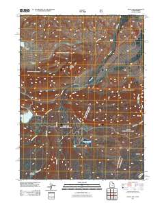 Hoop Lake 2011 topographic map thumbnail