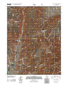 Bull Rush Peak 2011 topographic map thumbnail