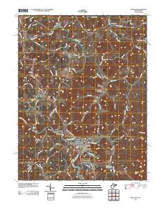 Belington 2011 topographic map thumbnail