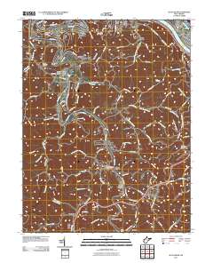 Alum Creek 2011 topographic map thumbnail