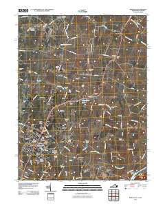 Berryville 2010 topographic map thumbnail