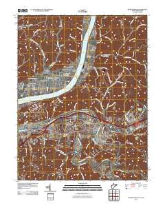 Barboursville 2011 topographic map thumbnail