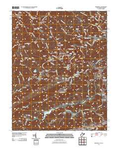 Bramwell 2011 topographic map thumbnail