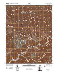 Amherstdale 2011 topographic map thumbnail