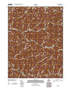 Big Run 2011 topographic map thumbnail