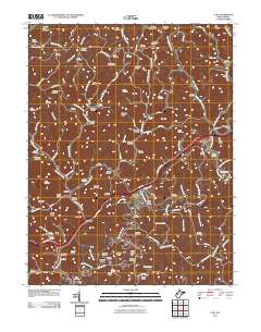 Clio 2011 topographic map thumbnail