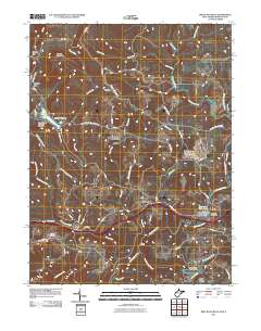 Bruceton Mills 2011 topographic map thumbnail